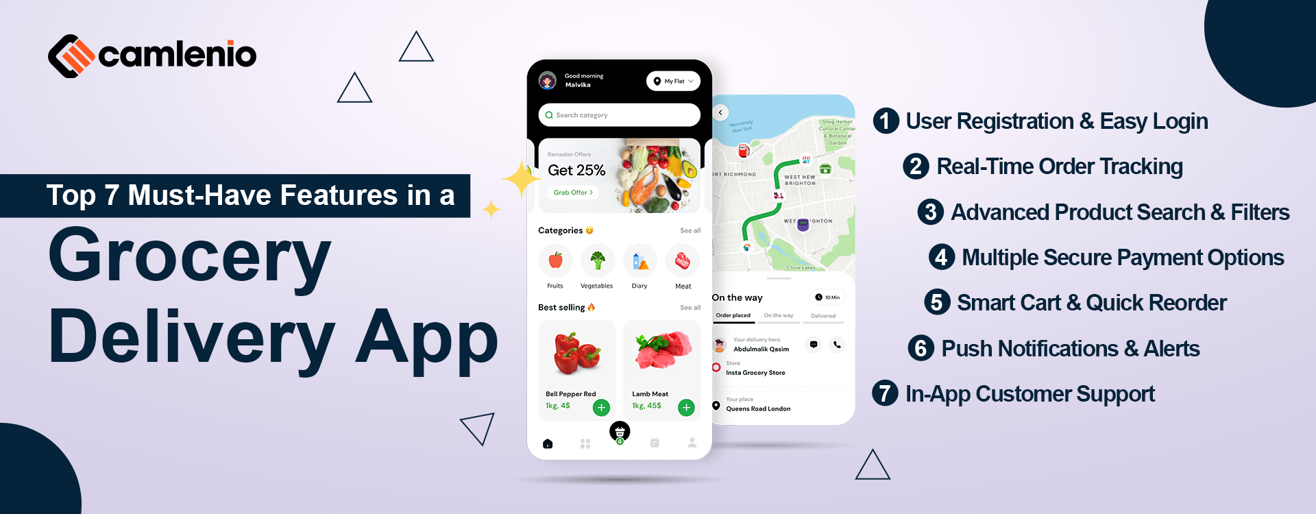 Key Features to Include When You Build a Grocery Delivery App